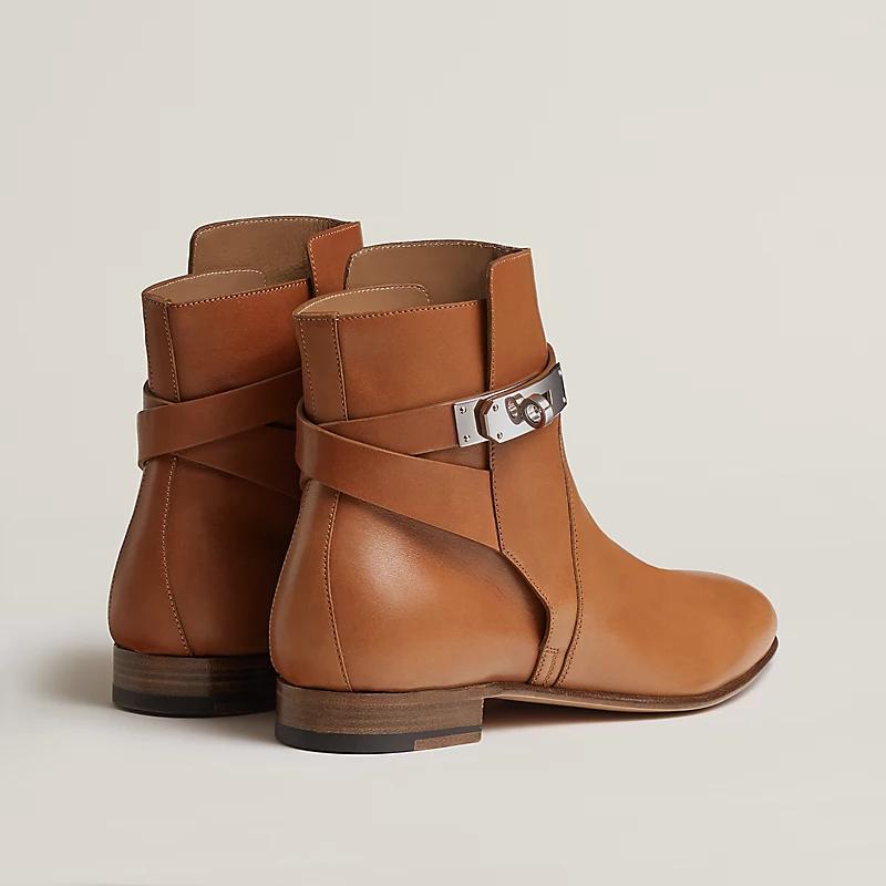 Giày Hermes Neo Ankle Boot Nữ Nâu